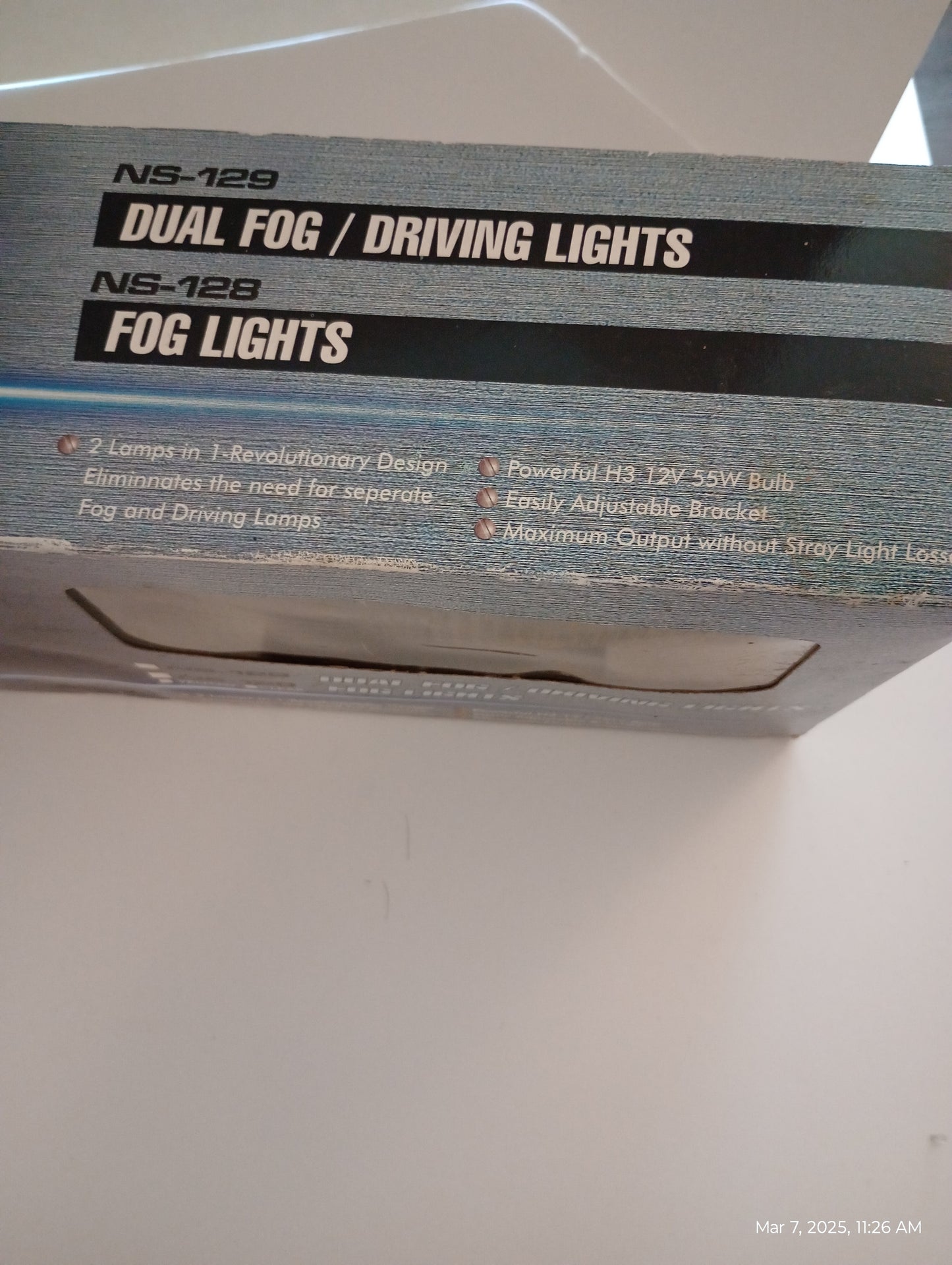 Dual fog driving lights