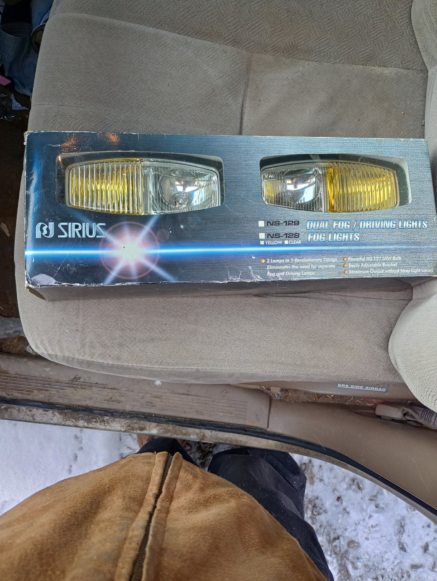 Dual fog driving lights