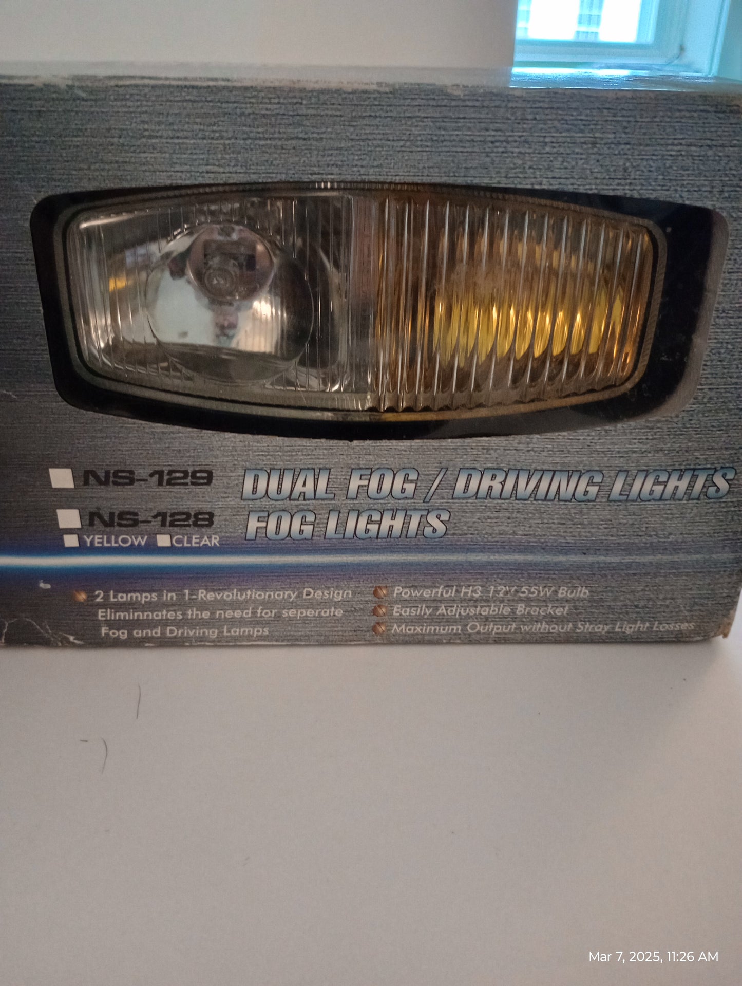 Dual fog driving lights